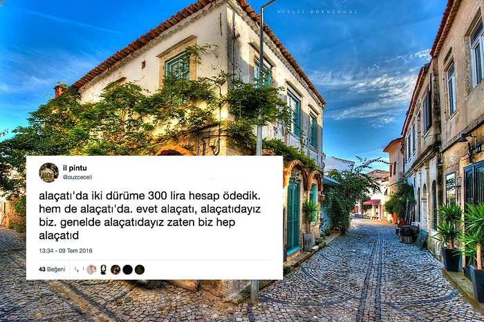 Tatilcilerin Favori Yazlık Mekanı Alaçatı'dan İnsanın Tansiyonunu Oynatan Yemek Hesapları