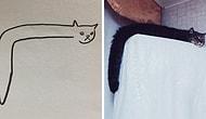 Когда учитель говорит, что ты не умеешь рисовать котов, а ты делаешь это божественно