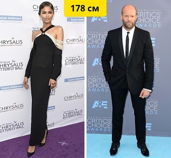 10. Зендая и Джейсон Стейтем