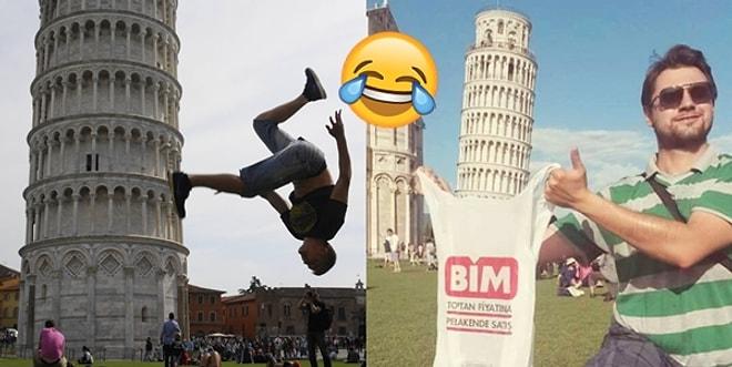 Kim Demiş Pisa Kulesi ile Poz Vermek Klişe Diye? Yaratıcı Turistlerden 24 Havalı Fotoğraf