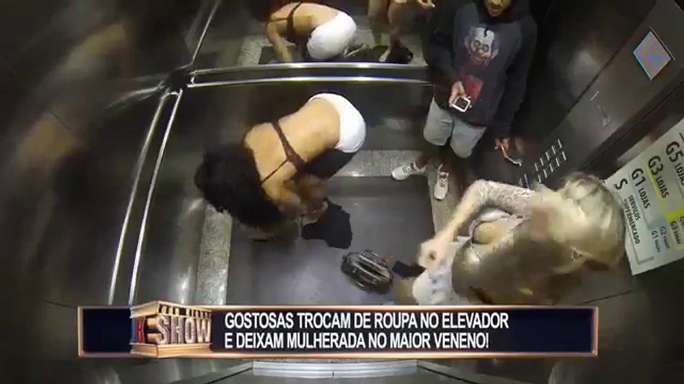 Kadınlardan, Asansörde Kıyafet Değiştirme Şakası