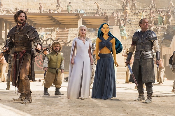 13. Покахонтас в роли Миссандеи