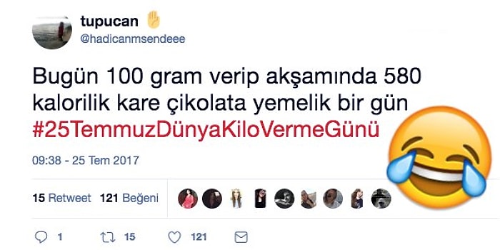 Göbeğimle Sev Beni! 25 Temmuz Dünya Kilo Verme Günü'nü Mizahlarıyla Şenlendiren 21 Kişi