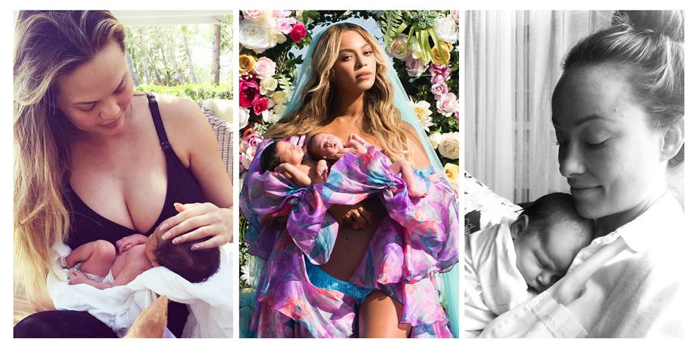 Anne Baba Olmanın Heyecanını İçinde Tutamayıp Bebeklerinin İlk Fotoğrafını Paylaşan 23 Ünlü