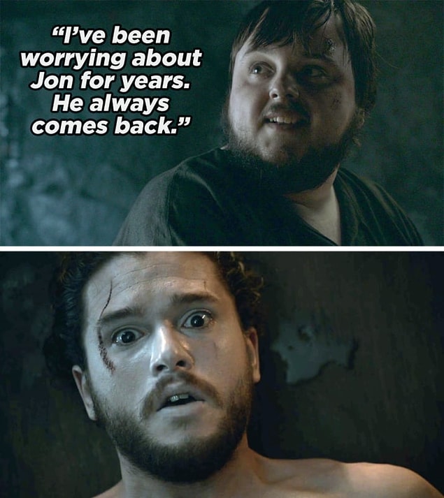 10. Sezon 5’teki Hardhome bölümünde Sam Olly’ye şöyle dedi: