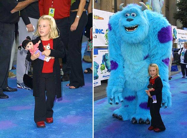 6. 'Monsters Inc.'teki Boo gerçekten küçük bir çocuk tarafından canlandırıldı. Mary Gibbs adındaki kız çocuğunun babası filmin görsel senaryo taslağını hazırlayanlardan biriydi.