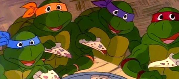 1. Ninja Kaplumbağalar 80'li yılların sonu ve 90'lı yılların başında böyle görünüyordu.