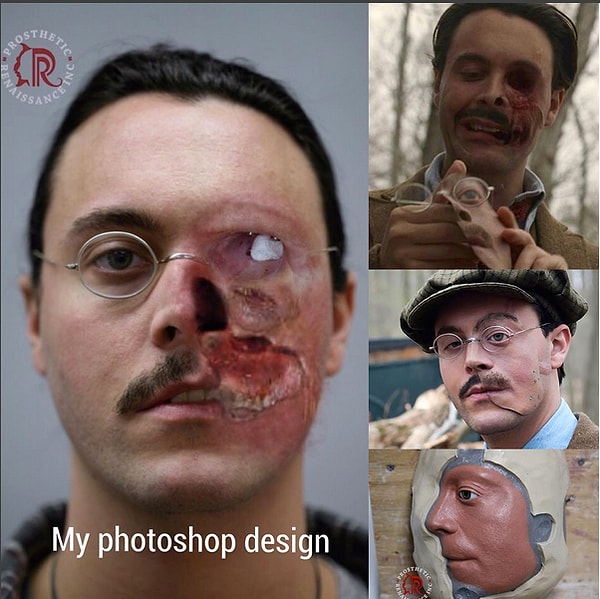 11. Грим для Джека Хьюстона из фильма "Подпольная империя"