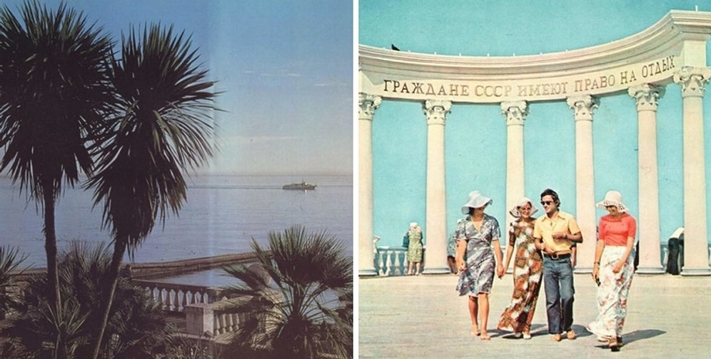 Как советские граждане проводили отпуск: серия колоризированных винтажных фото