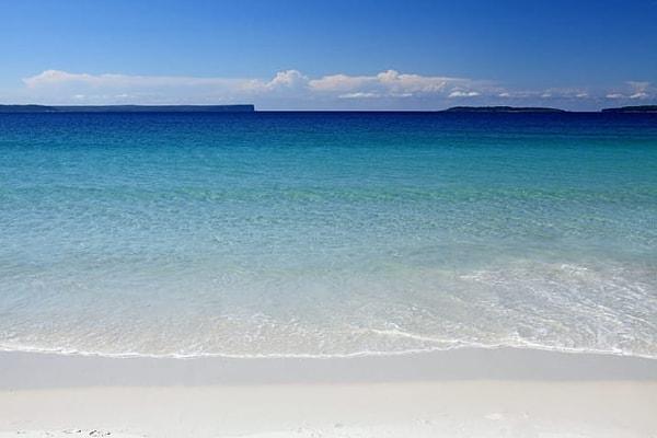 12. Dünyanın en beyaz kumlarıyla Guinness Rekorlar Kitabı'na giren Hyams Beach 😍