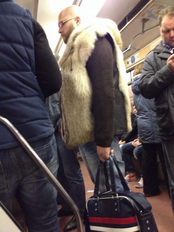 7. Московская погода вынуждает идти на такие модные решения!