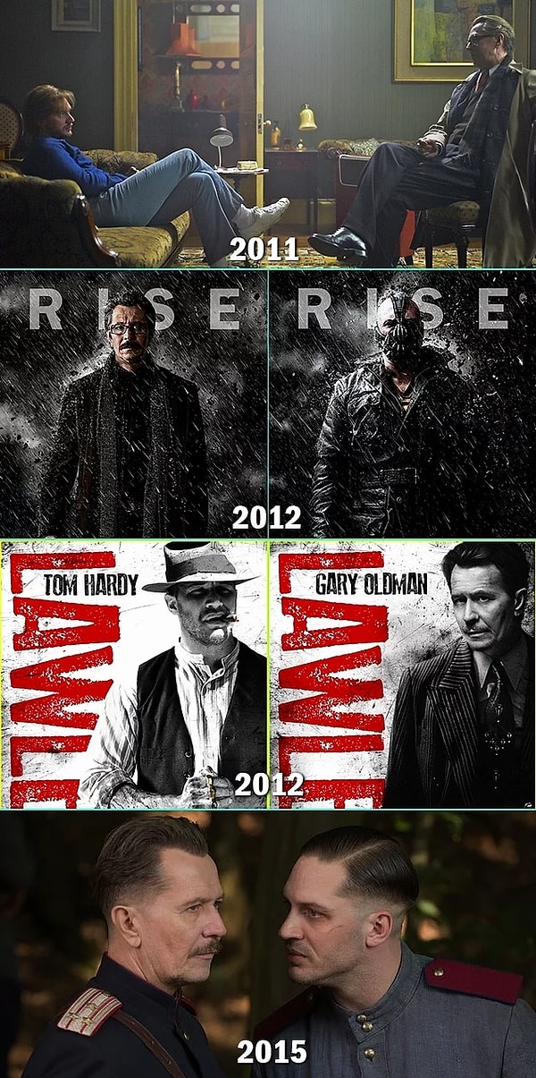 22. Гэри Олдман и Том Харди