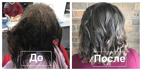 7. Перед уходом девушка, имя которой парикмахер решила не раскрывать, сказала: "Я на самом деле улыбнусь сегодня для своих школьных фото, и все это благодаря вам".