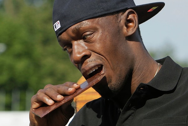 9. Усэйн Болт - паста с солониной