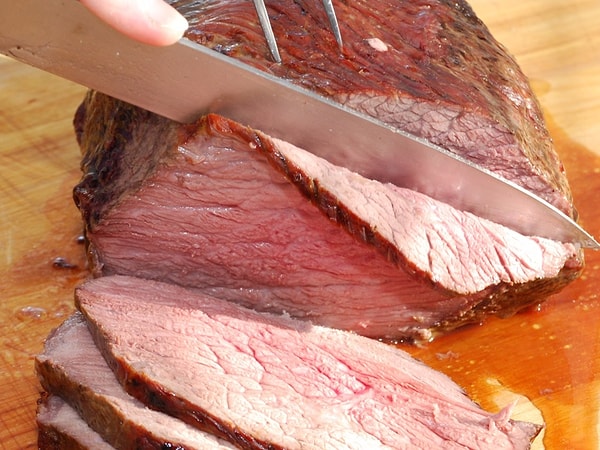 6. Нарезка мяса вдоль волокон