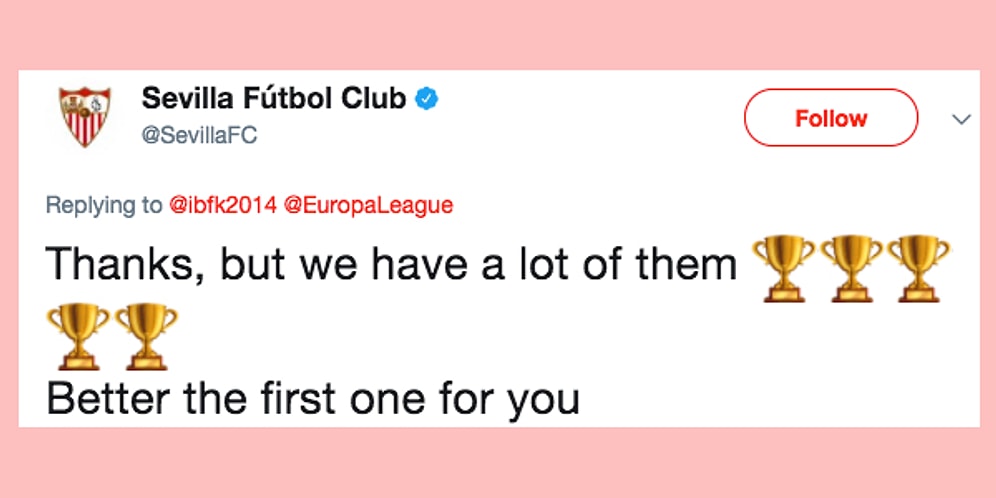 Başakşehir'in Rakibi Sevilla ile Sosyal Medyadaki Tatlı Atışması