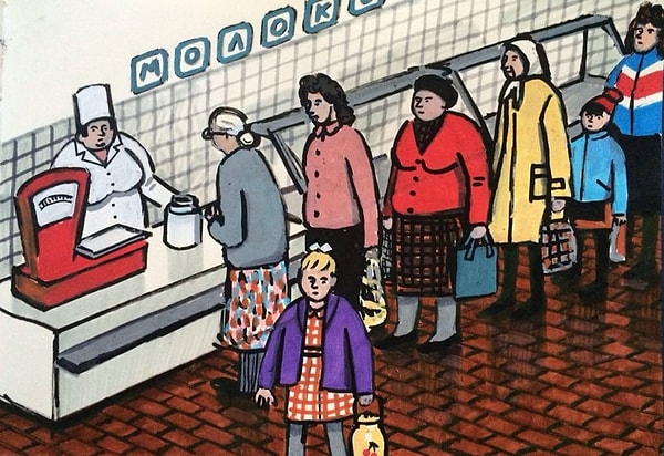 16. Очередь за молоком