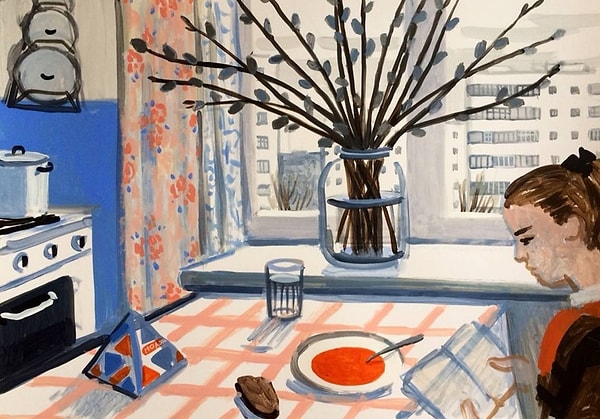 29. Чтение за едой