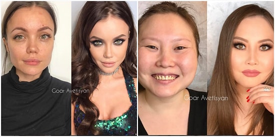 20 потрясающих "до и после" от визажиста Гоар Аветисян
