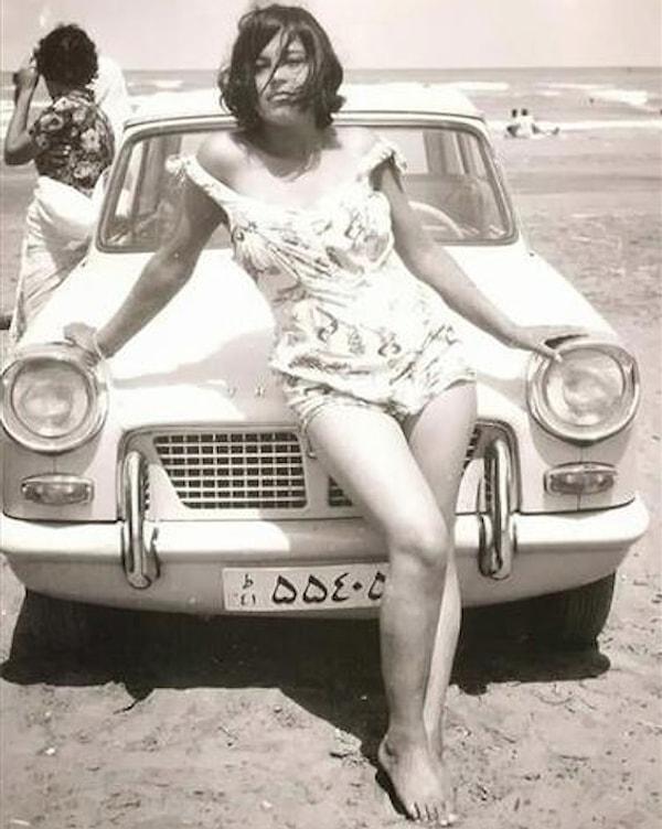 18. Devrimden önce bir İran plajından görüntü, 1960.