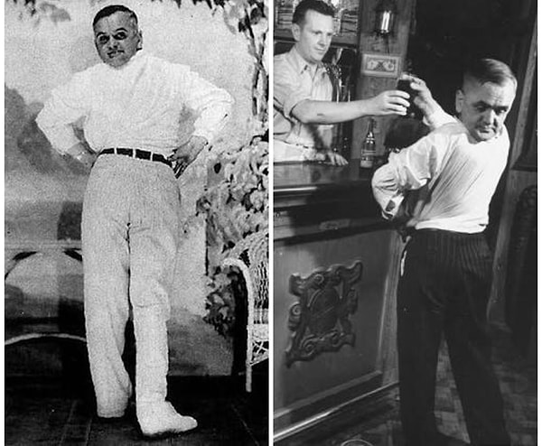 1. Знакомьтесь, Мартин Лаурелло, которого называли "человек-сова" из-за его удивительной способности поворачивать голову почти на 180 градусов!😯