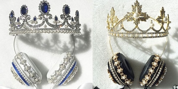 2. Наушники Lit Crown Headphones выпускаются в шести разных цветах, и вы наверняка захотите иметь все! Единственная проблема - нужна королевская зарплата, чтобы позволить купить их. Стоит такая красота около 300 долларов за штуку.