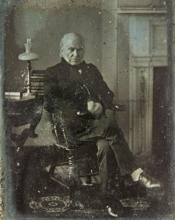4. Yenilerde ortaya çıkarılmış bir Amerika başkanına ait bilinen en eski fotoğraf, 1843.