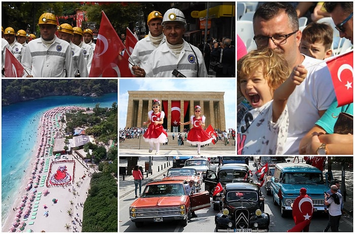 Yurdun Dört Bir Tarafından Fotoğraflar ile 95'inci Yıl Dönümünde 30 Ağustos Zafer Bayramımız