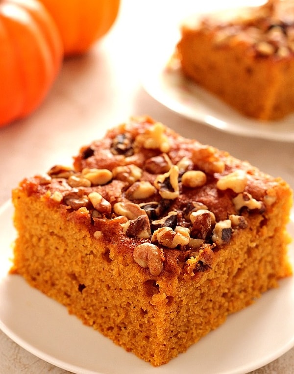 14. Тыквенный пирог с орехами