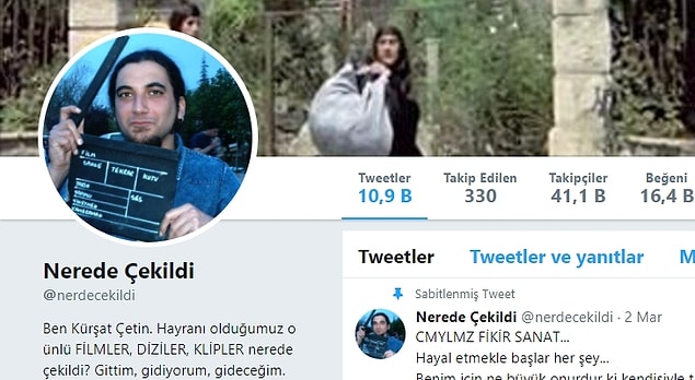 1. Nerede Çekildi: Kürşat Çetin isimli sinemasever, Türk dizi ve filmlerinin çekildiği mekanları birbir keşfediyor ve önce-sonra karşılaştırması yapıyor.