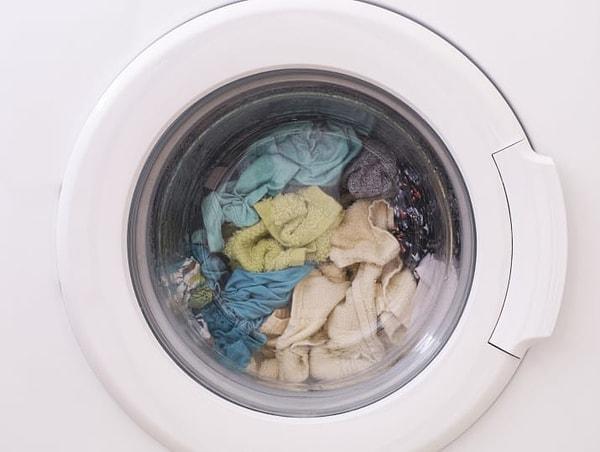11. Çamaşır makinesi; haftada bir kez