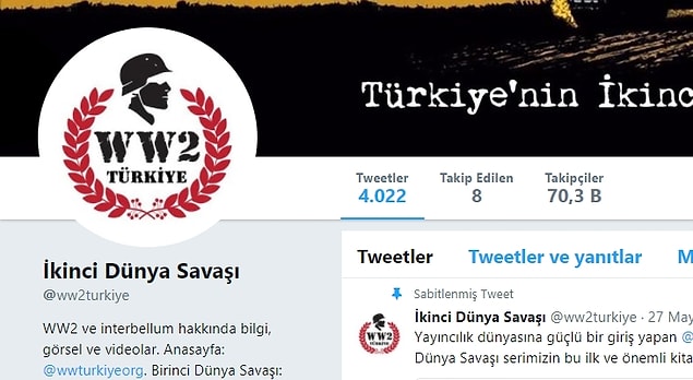 İkinci Dünya Savaşı: II. Dünya Savaşı öncesi ve savaş sırasında gerçekleşen olaylar hakkında bilgi, görsel ve videolar paylaşan bir tarih hesabı.
