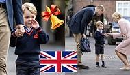 4-летний принц Кембриджский Джордж пошёл в школу! 11 фото с места событий