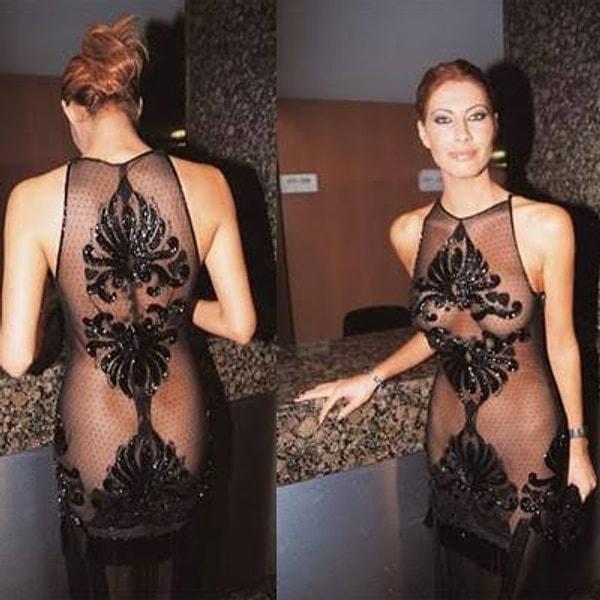 4. Şenay Akay'ın Best Model of Turkey yarışmasında giydiği transparan kıyafet