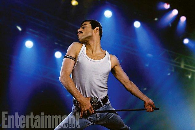 7. Mr. Robot ile ünlenen Rami Malek'in Freddie Mercury'i canlandırdığı "Bohemian Rhapsody"den ilk görsel geldi. Kusursuz görünüyor!