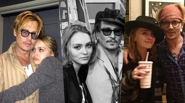 Lily-Rose ve Johnny Depp'in oldukça sevgi dolu bir baba-kız ilişkisi olduğu uzun süredir medyanın gündeminde. Birbirlerinden asla desteklerini eksik etmiyorlar.