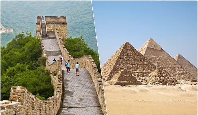 On bin yıl sonrasında ayakta kalacak üç yapının diğer ikisi: Çin Seddi ve Giza Piramitleri