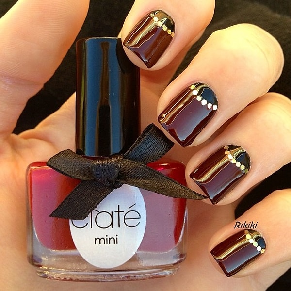 Элегантный лунный маникюр!