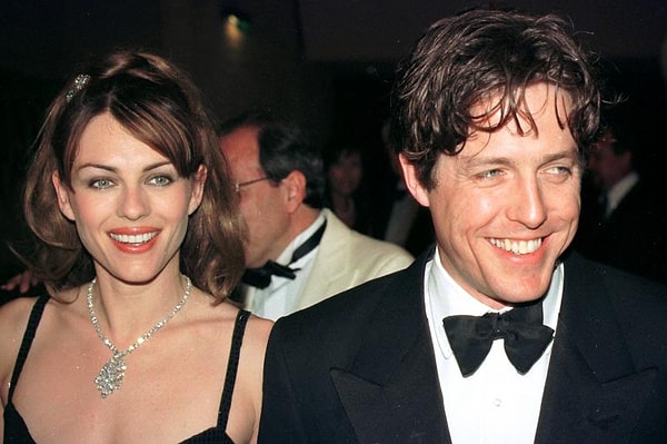 5. Хью Грант и Элизабет Хёрли