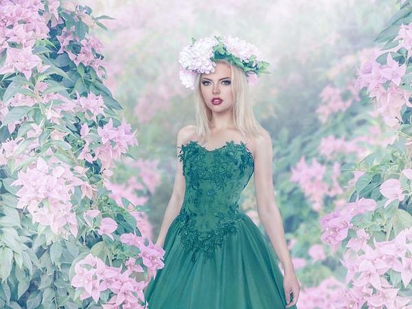 Зеленый является доминирующим цветом вашей души.