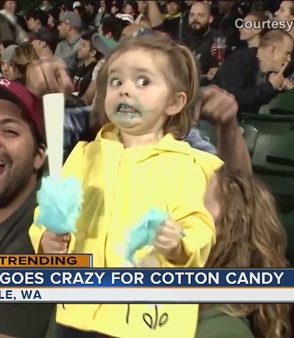 5. Мем "Девочка - сладкая вата"