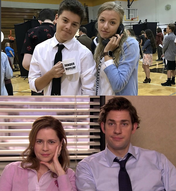 15. Джим и Пэм из сериала "Офис"