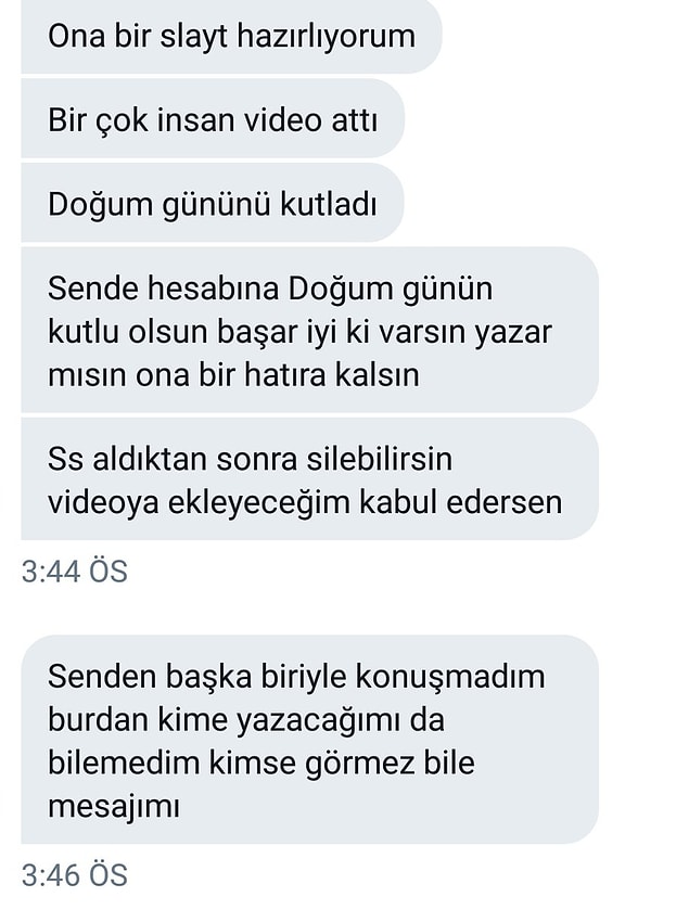 Başar için fenomenin takipçisi ufak bir ricada bulundu.