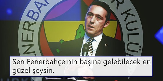 Sarı Lacivertli Taraftarlar, Ali Koç'un Fenerbahçe Başkanı Olmasını Canıgönülden İstiyor