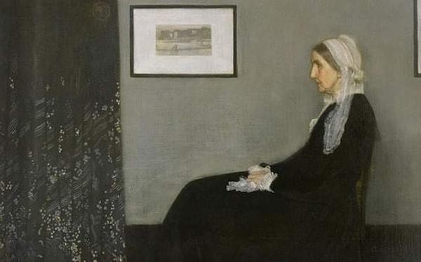 21. Мать какого художника изображена на картине?