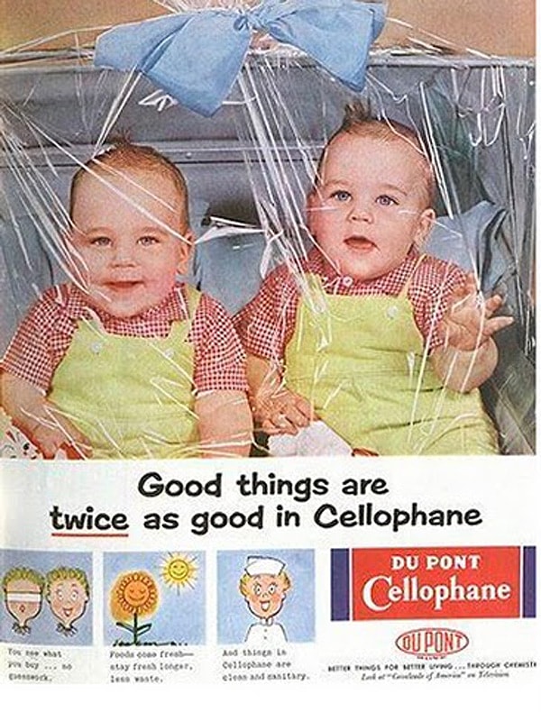 5. "Хорошие вещи еще лучше, когда они в целлофане"