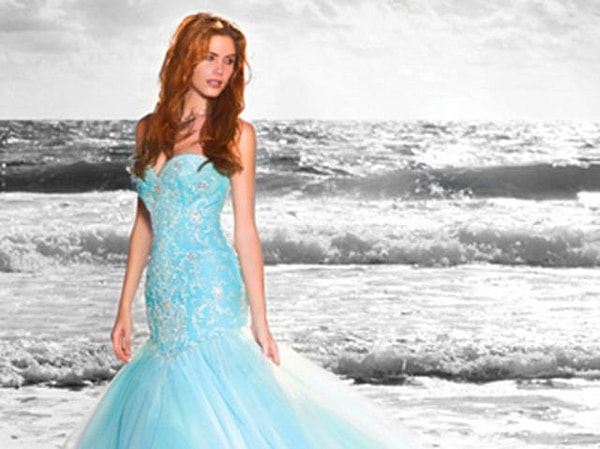 Вам подойдет свадебное платье Ариэль с русалочьим хвостом!
