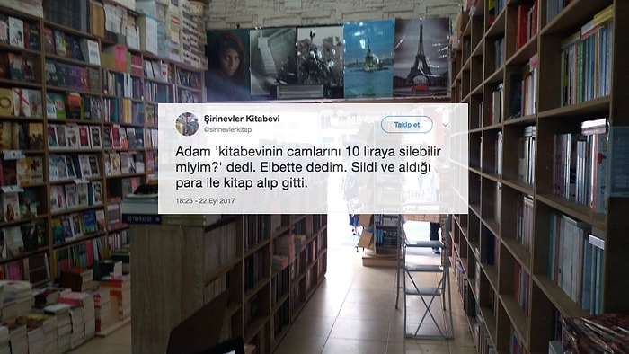 Bir Emek Karşılığı Satın Alınan Kitabın Hikâyesi: 'Kitabevinin Camlarını 10 TL'ye Silebilir miyim?'