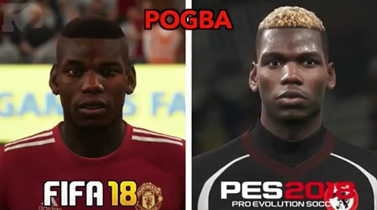 Yıldız Futbolcuların Karşılaştırmasıyla FIFA 18 mi PES 2018 mi?