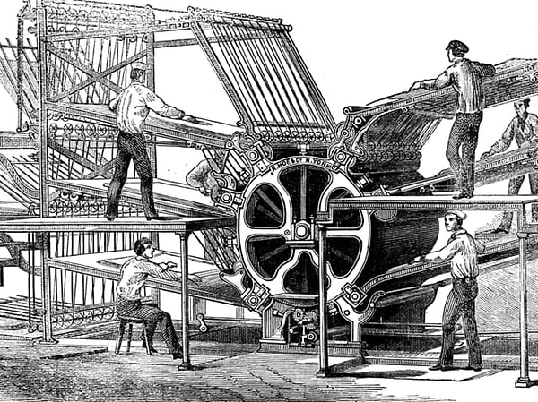 1. Кто изобрел первый печатный станок и ввел его в эксплуатацию в Европе?